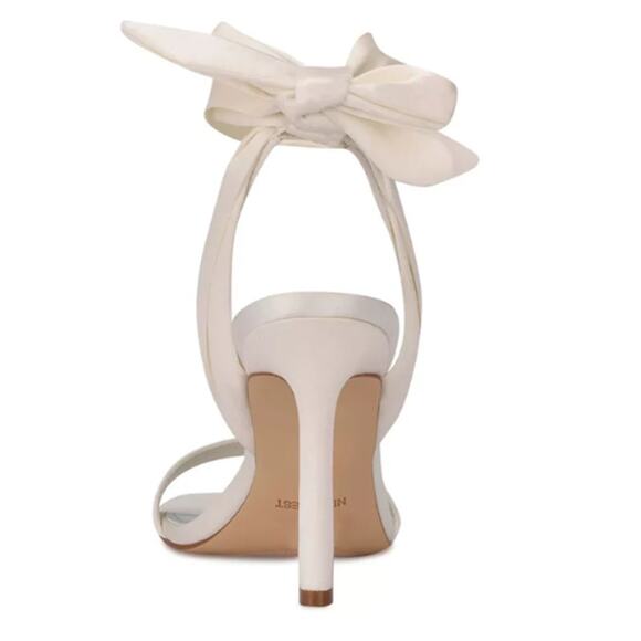 Nine West Kelsie Ankle Wrap Heeled Dress Sandals New Size 12 - Picture 3 of 6